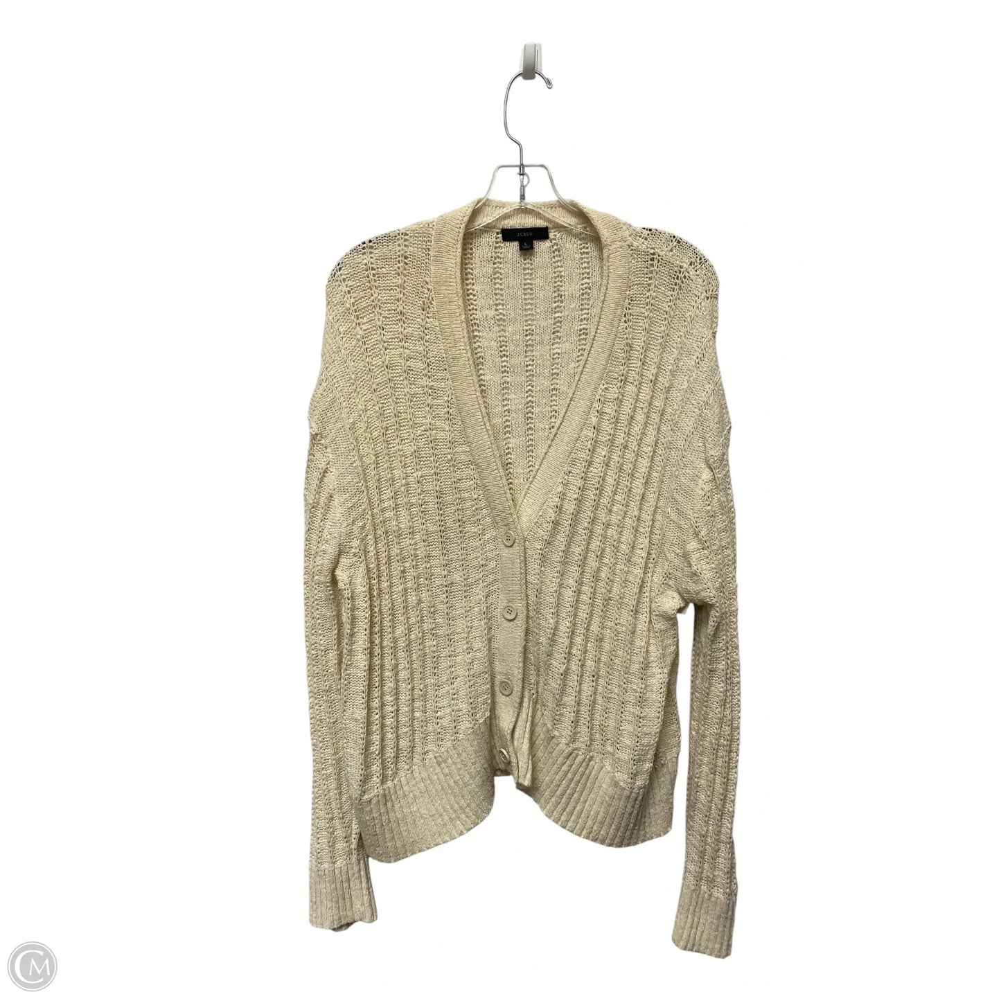 Cardigan By J. Crew In Cream, Size: L