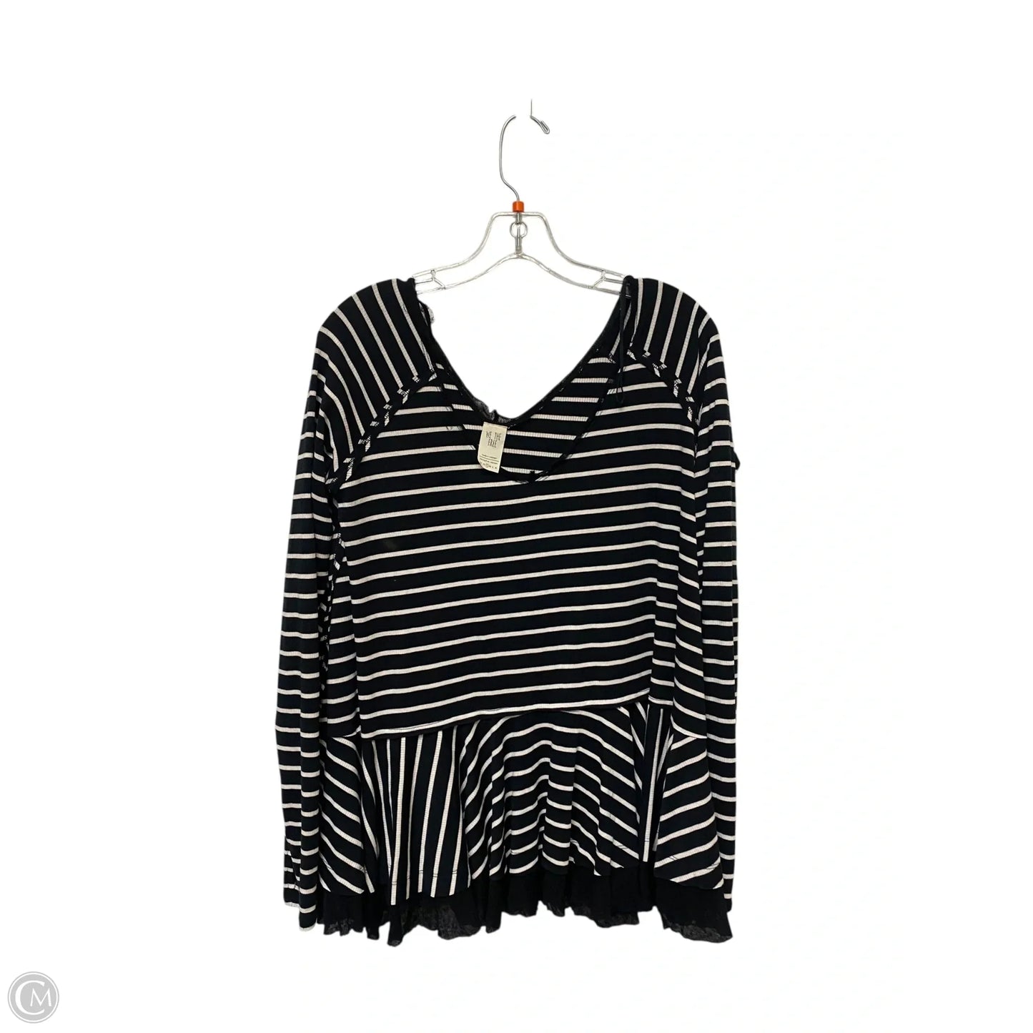Top Long Sleeve Basic By We The Free In Striped Pattern, Size: S