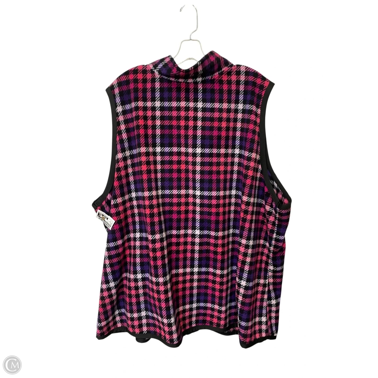 Vest Fleece By Woman Within In Pink, Size: 3x