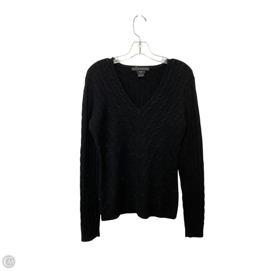Sweater Cashmere By Ralph Lauren In Black, Size: L