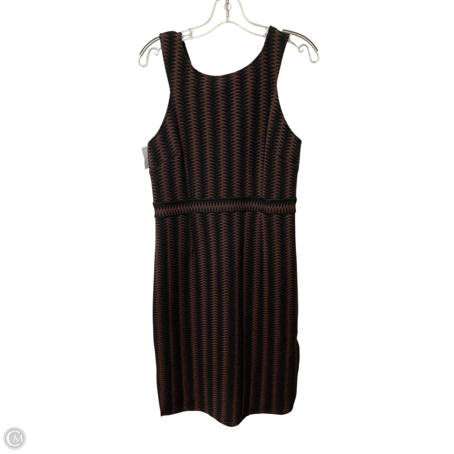 Dress Casual Midi By Maeve In Brown, Size: L