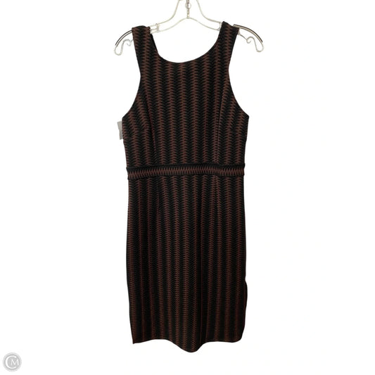 Dress Casual Midi By Maeve In Brown, Size: L