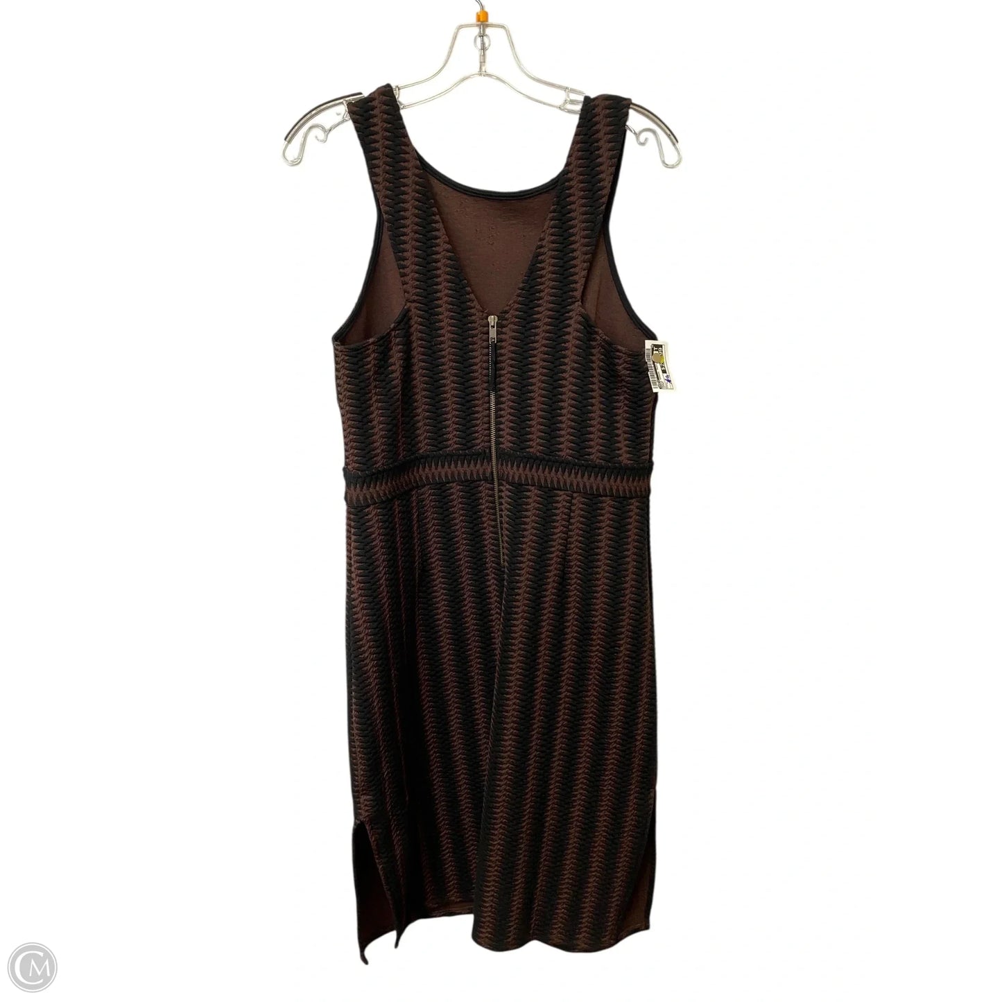 Dress Casual Midi By Maeve In Brown, Size: L