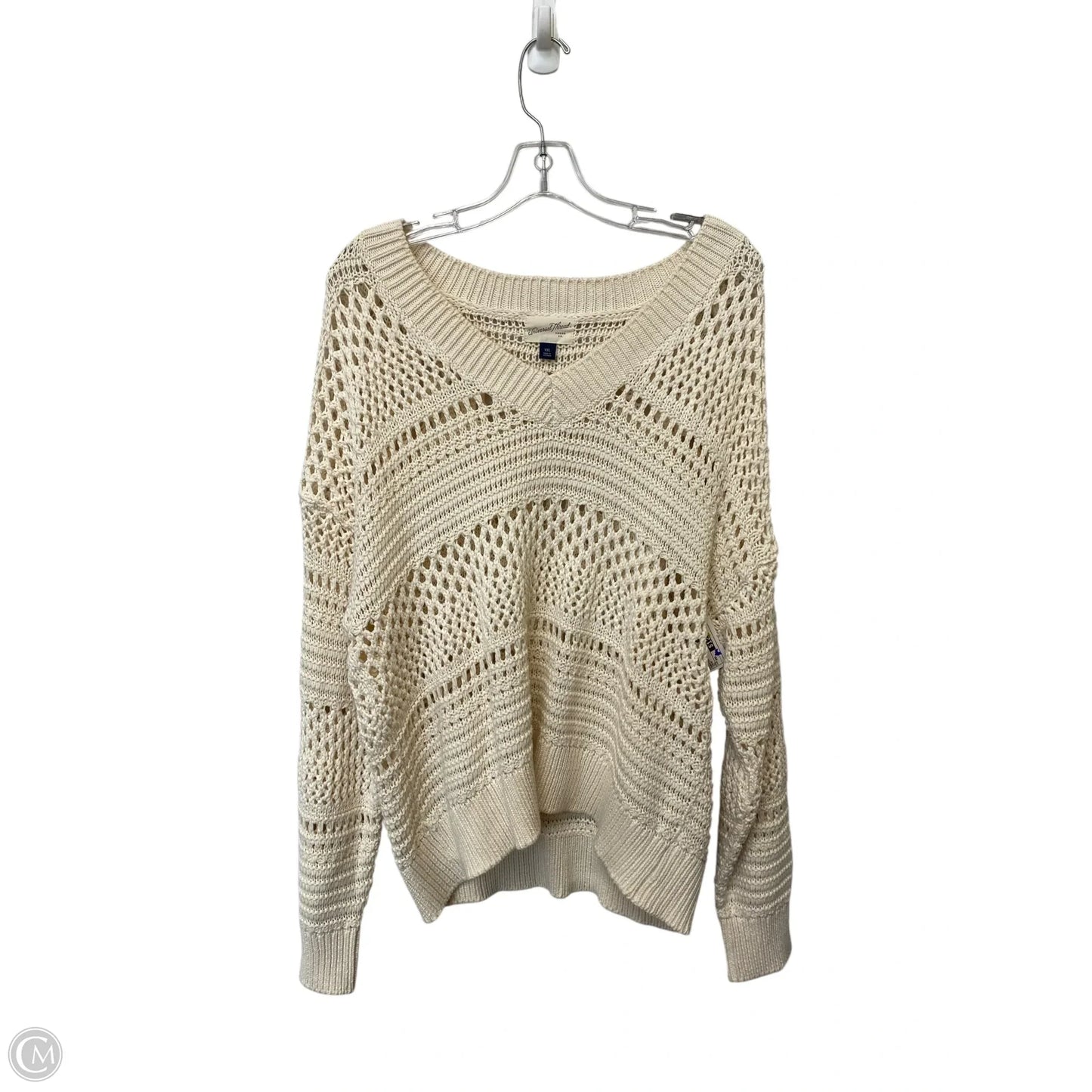 Sweater By Universal Thread In Cream, Size: Xxl