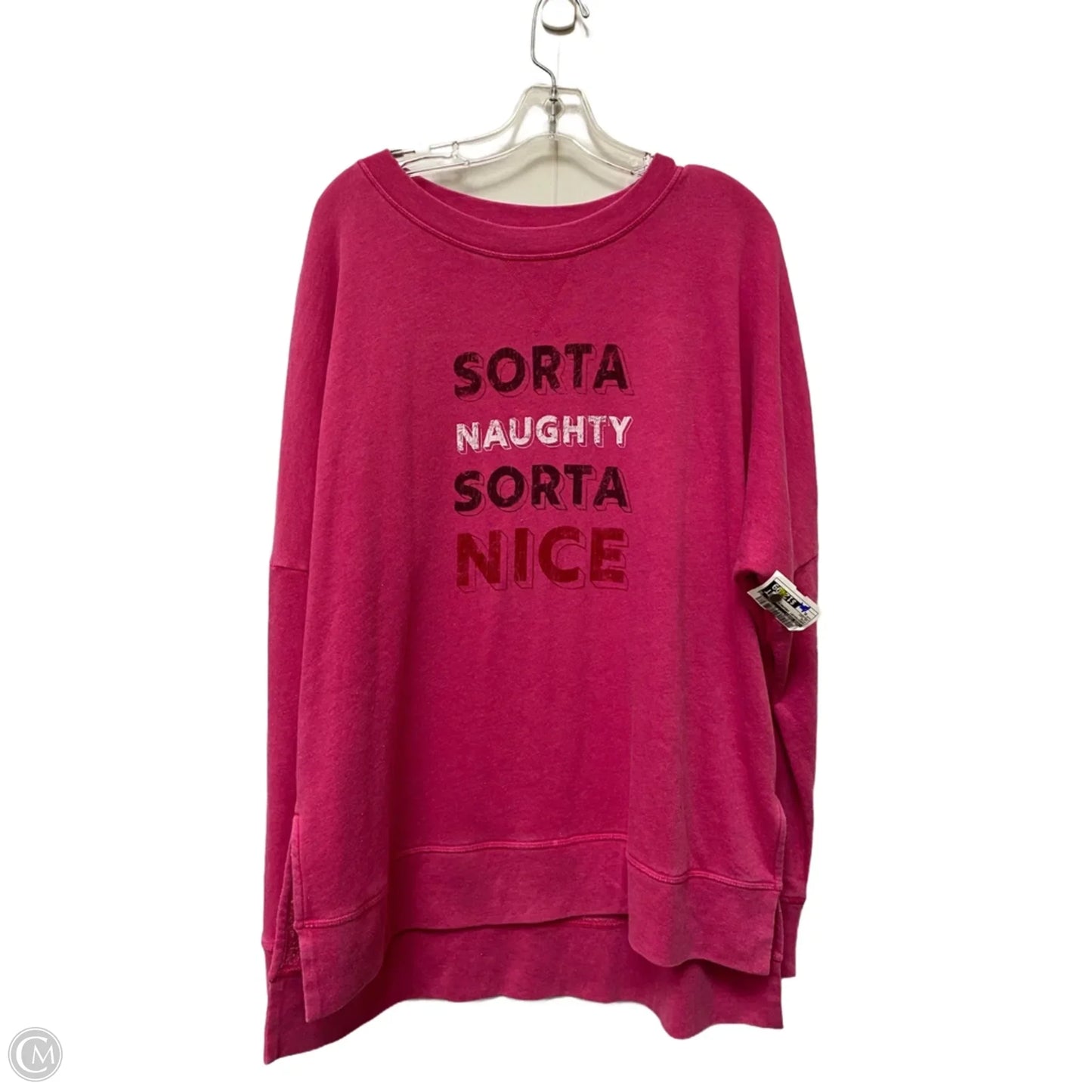 Sweatshirt Crewneck By True Craft In Pink, Size: Xl