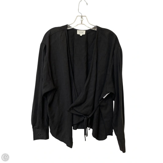 Top Long Sleeve By Cmb In Black, Size: M