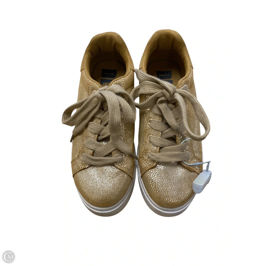Shoes Sneakers By Dirty Laundry In Gold, Size: 9