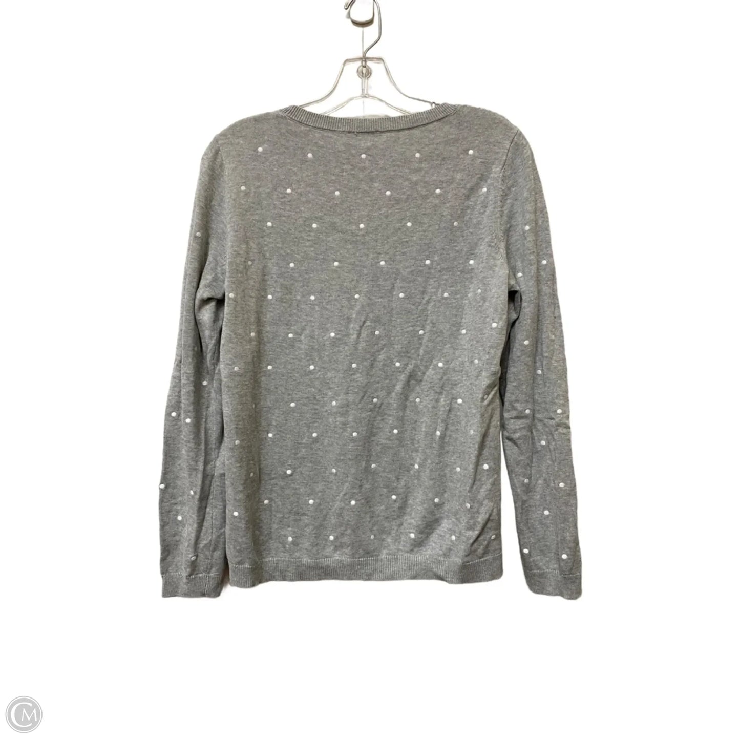 Top Long Sleeve By Talbots In Grey, Size: M