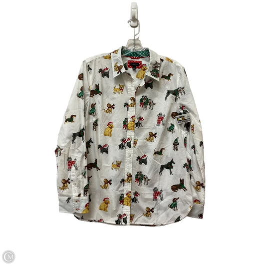 Top Long Sleeve By Talbots In Animal Print, Size: M