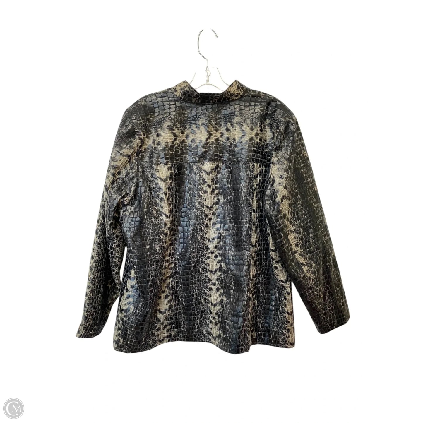 Jacket Other By Selene Sport In Snakeskin Print, Size: 18