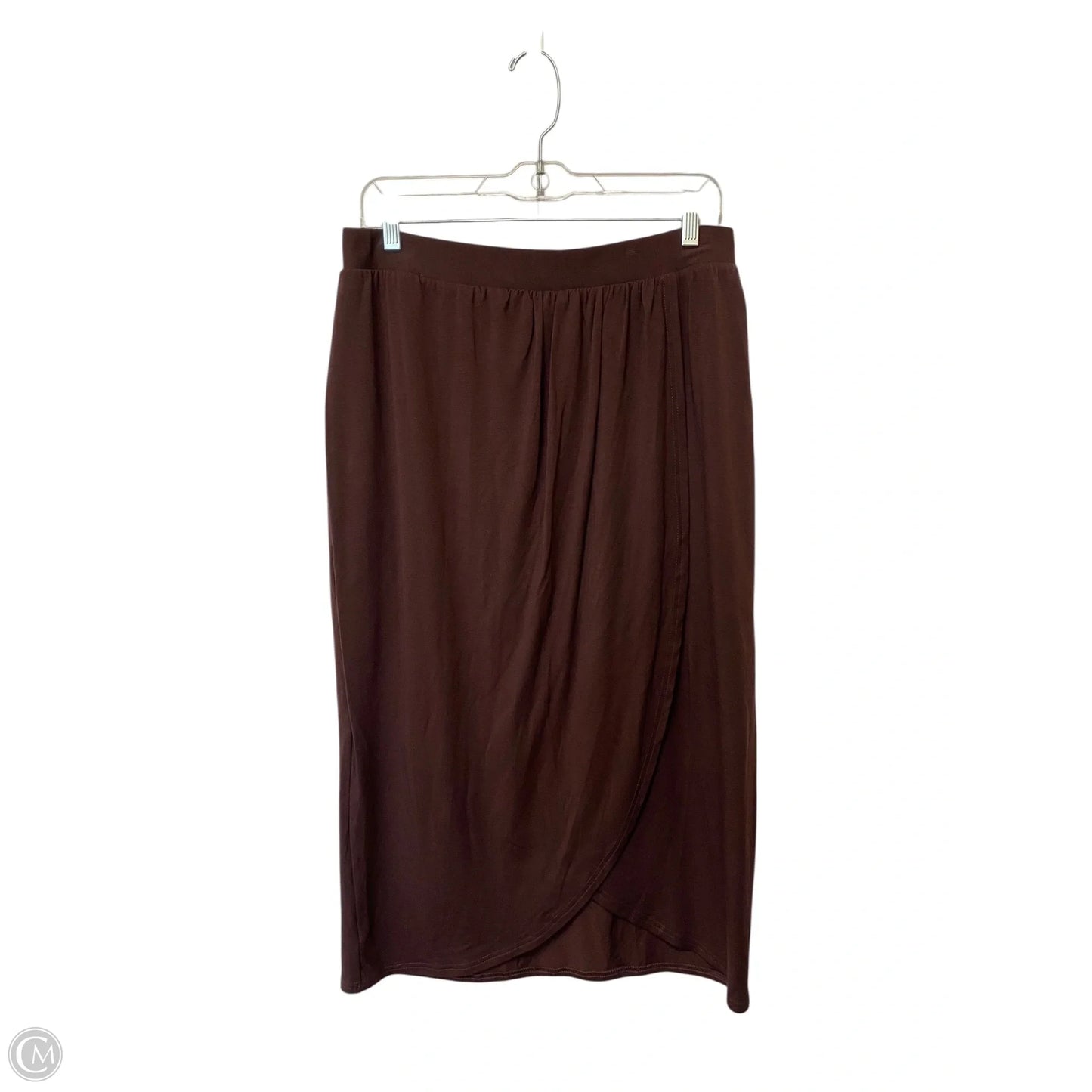 Skirt Maxi By Garnet Hill In Brown, Size: L