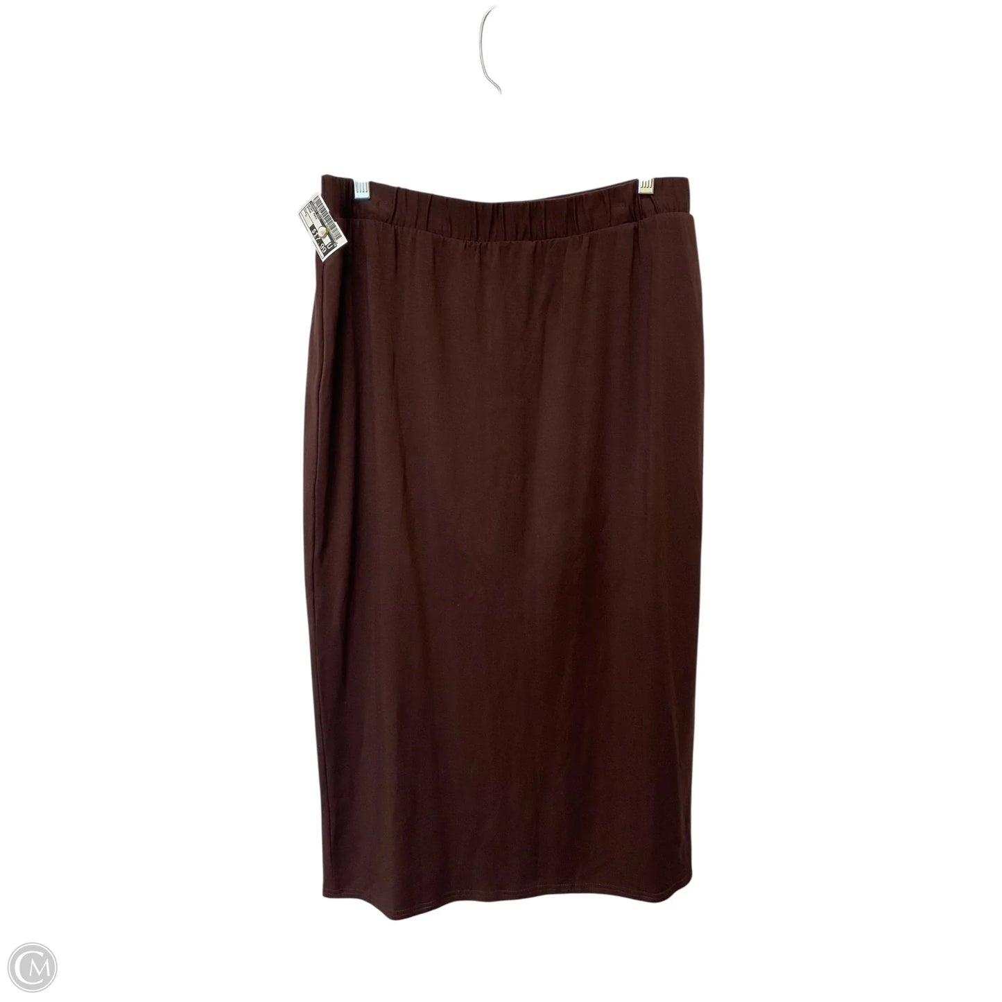 Skirt Maxi By Garnet Hill In Brown, Size: L