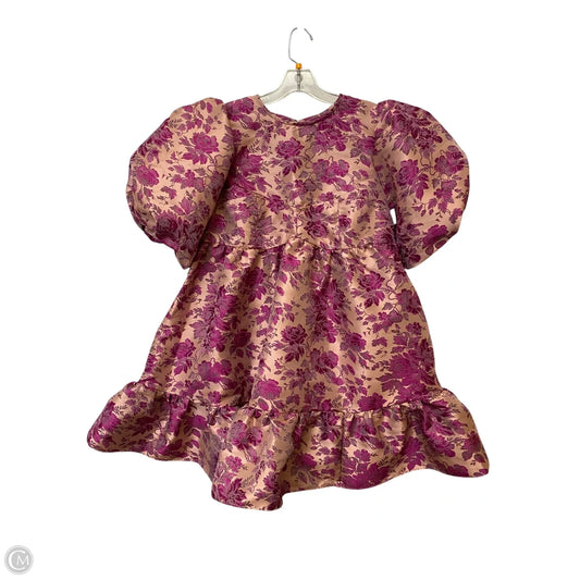 Dress Casual Short By Anthropologie In Floral Print, Size: M