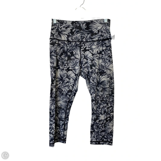 Athletic Leggings By Lululemon In Floral Print, Size: 8