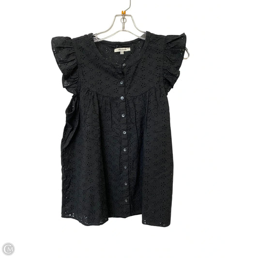 Top Sleeveless By Madewell In Black, Size: M