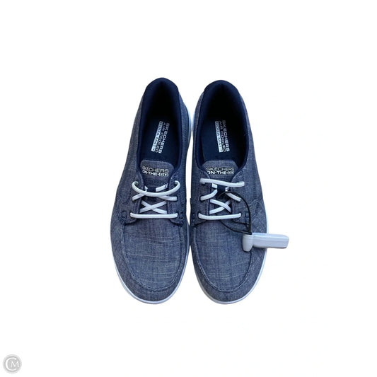 Shoes Flats By Skechers In Blue, Size: 6