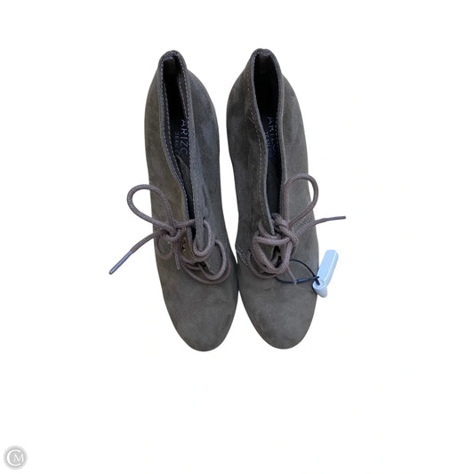 Boots Ankle Heels By Arizona In Taupe, Size: 10