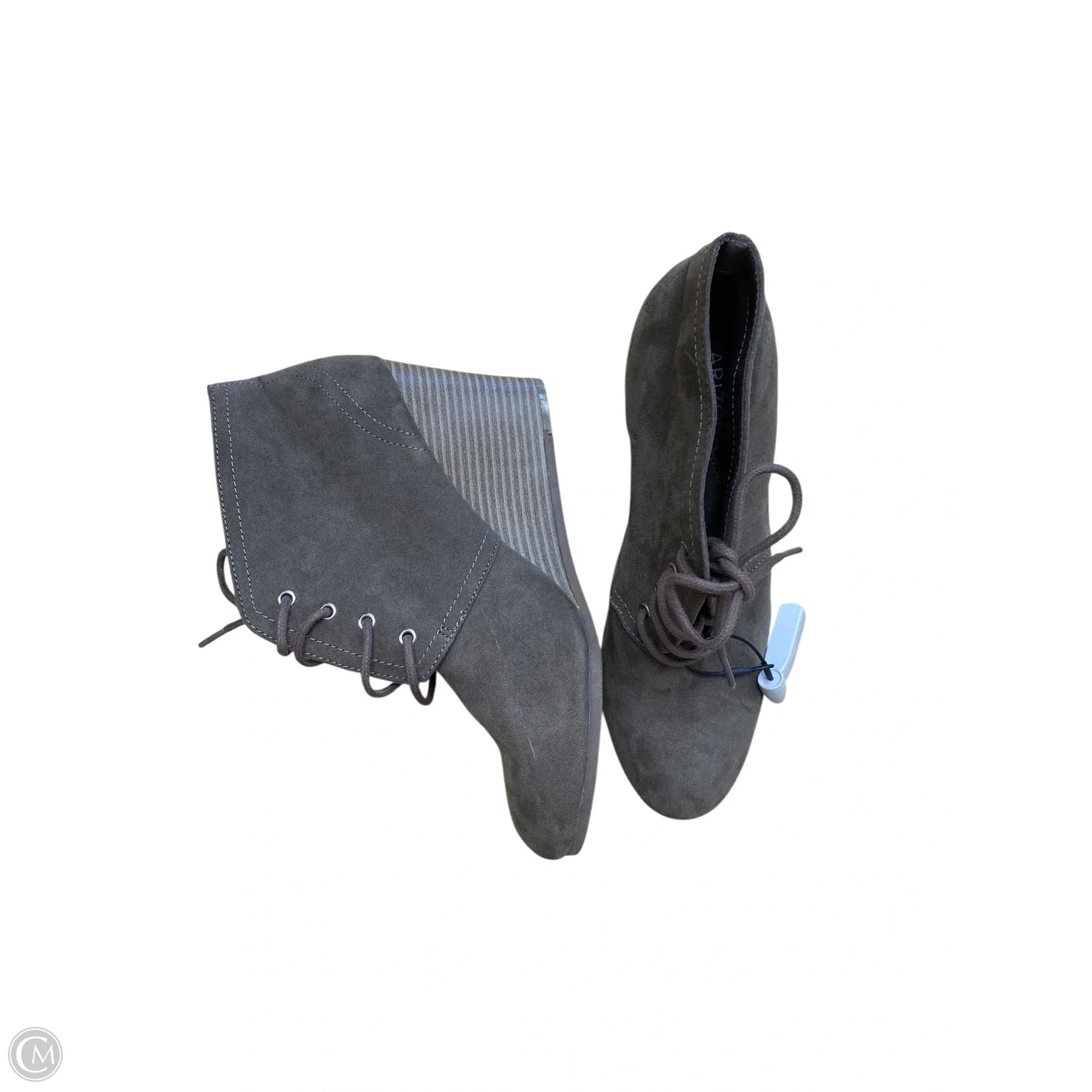 Boots Ankle Heels By Arizona In Taupe, Size: 10