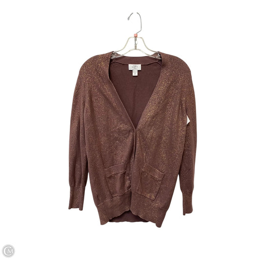 Cardigan By Loft In Purple, Size: Lp