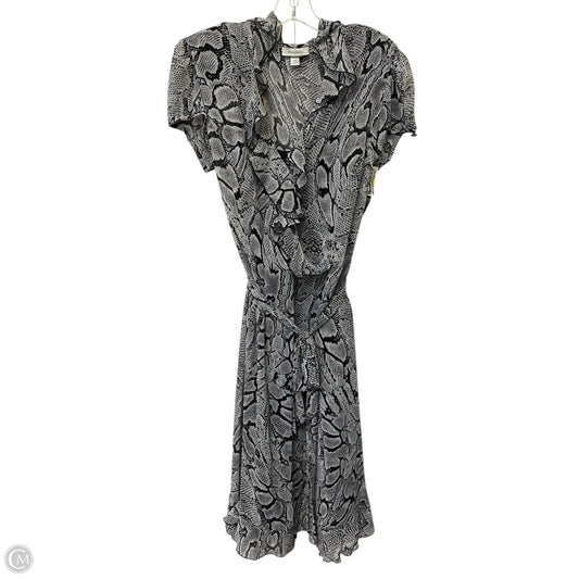 Dress Casual Midi By Dressbarn In Snakeskin Print, Size: 16