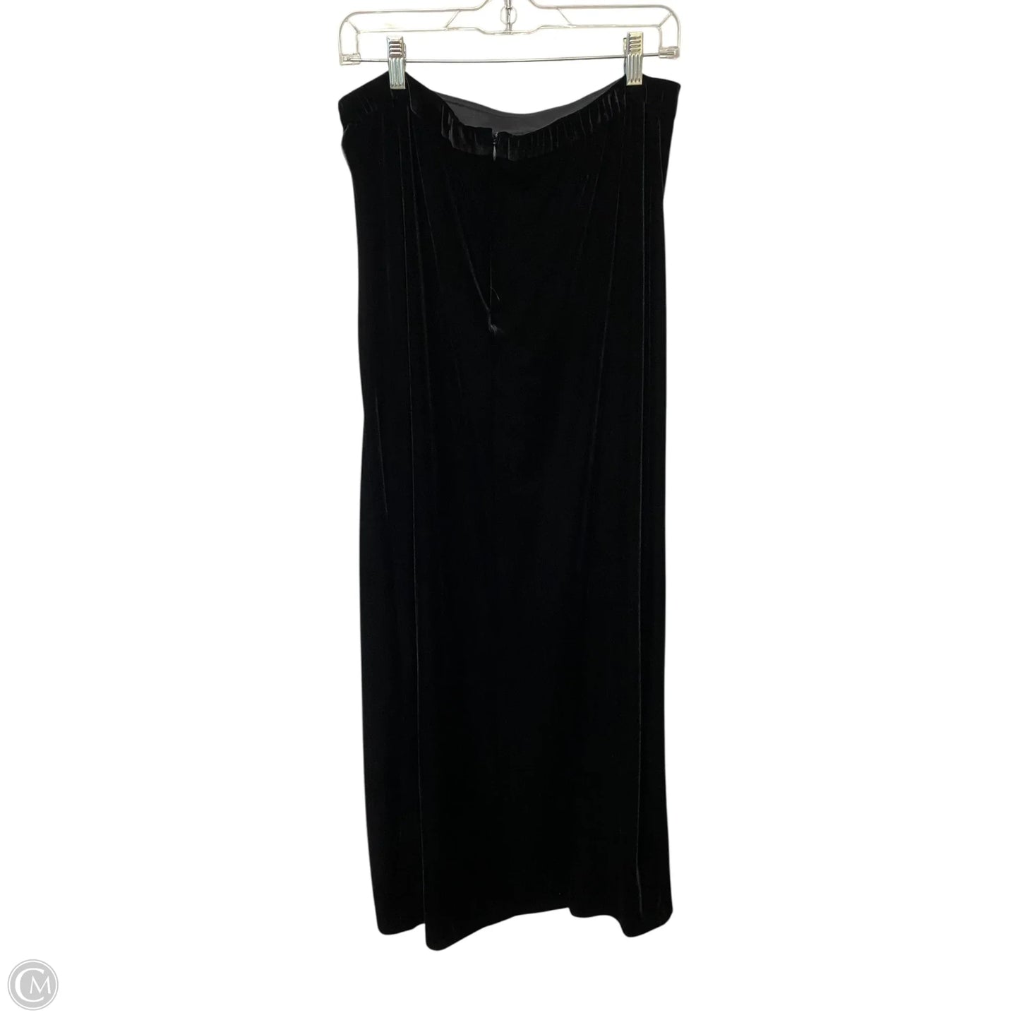 Skirt Maxi By Alex Evenings In Black, Size: Xl