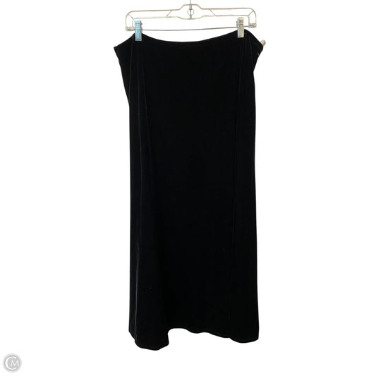 Skirt Maxi By R And K Originals In Black, Size: 16