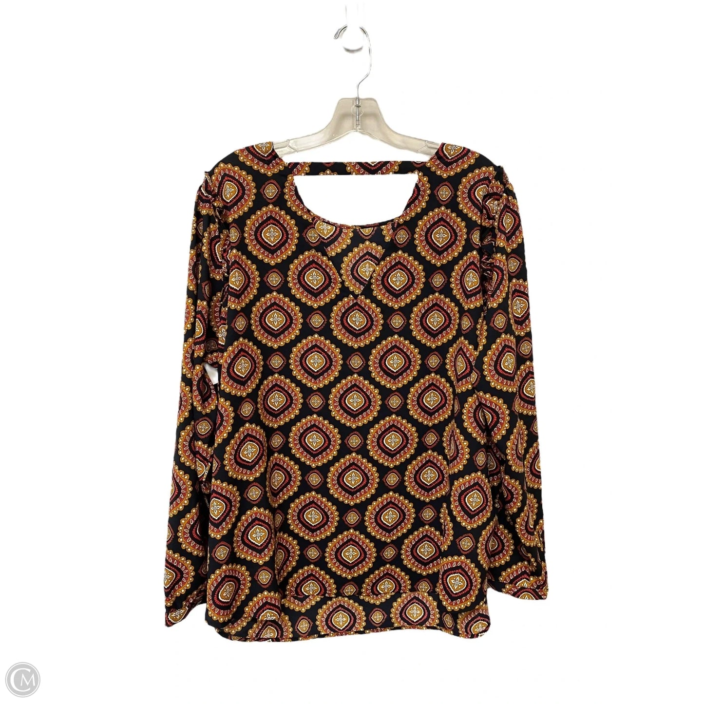 Top Long Sleeve By Loft In Multi-colored, Size: 18