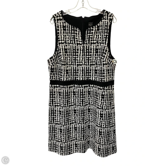 Dress Work By Ann Taylor In Black & White, Size: 18