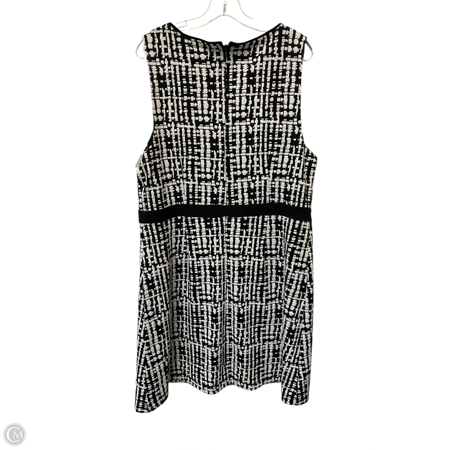 Dress Work By Ann Taylor In Black & White, Size: 18