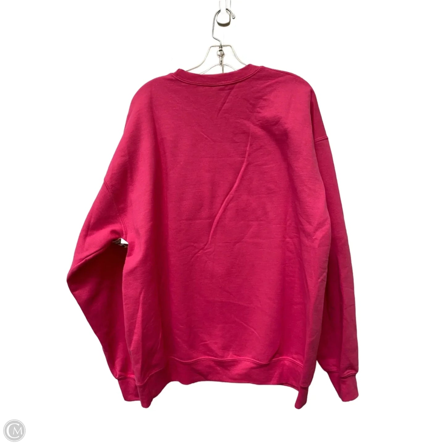 Sweatshirt Crewneck By Gildan In Pink, Size: Xl