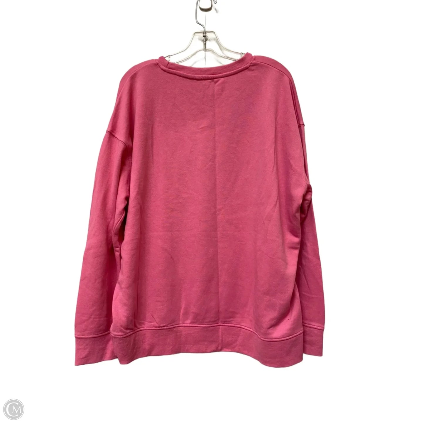 Sweatshirt Crewneck By Shiraleah In Pink, Size: Xl