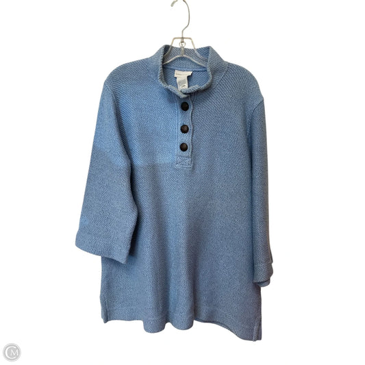 Sweater By Soft Surroundings In Blue, Size: Xl