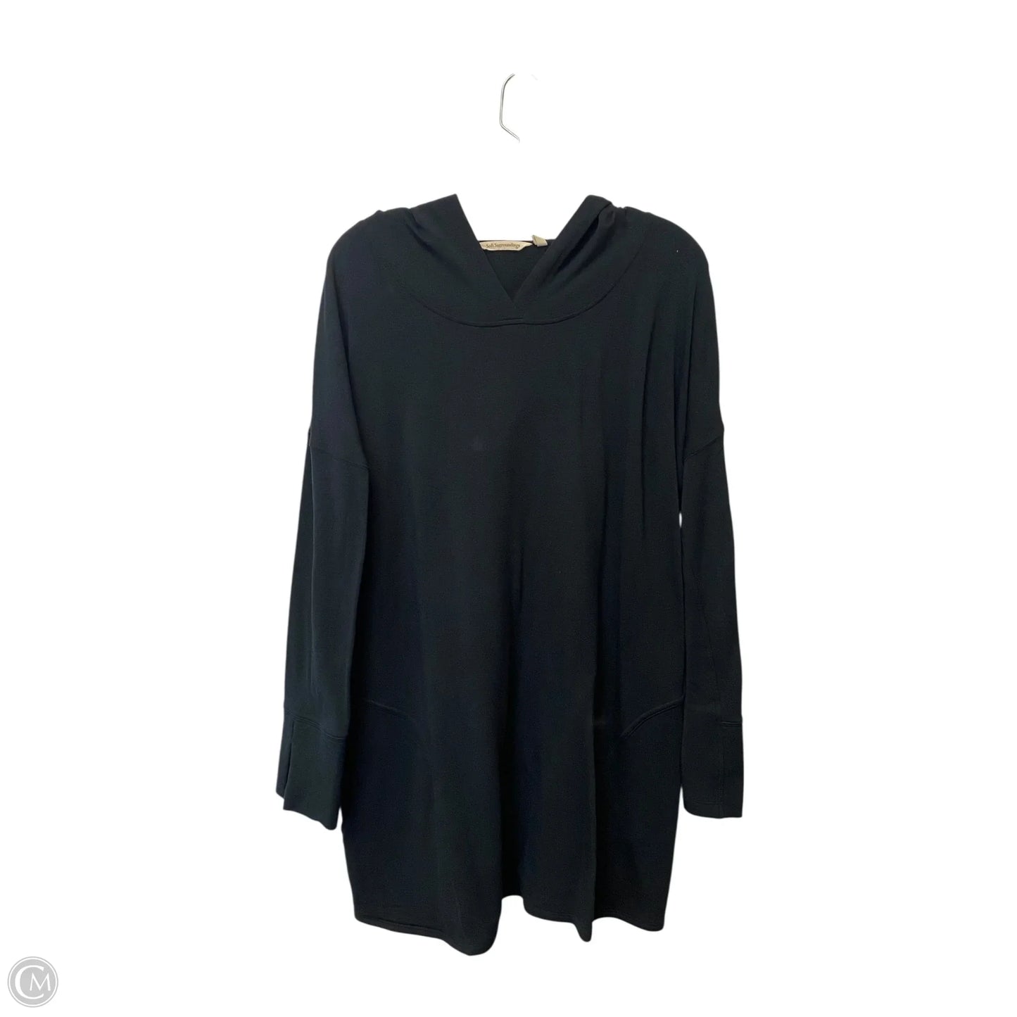 Sweatshirt Hoodie By Soft Surroundings In Black, Size: Xl