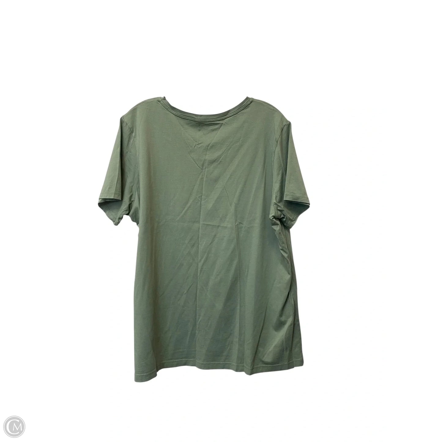 Top Short Sleeve Basic By Lands End In Green, Size: Xl