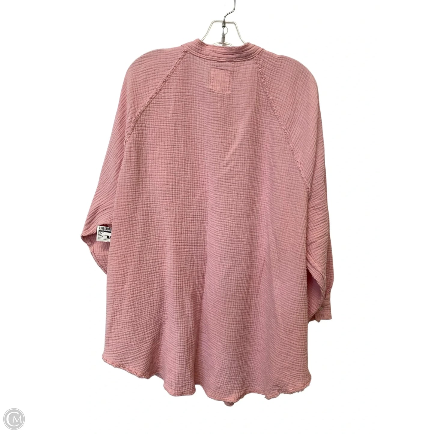 Top Long Sleeve By Aerie In Pink, Size: Xl