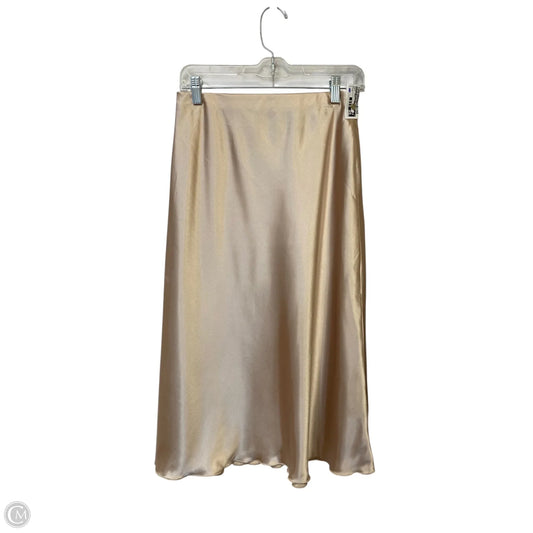 Skirt Maxi By Nicole Miller In Gold, Size: M