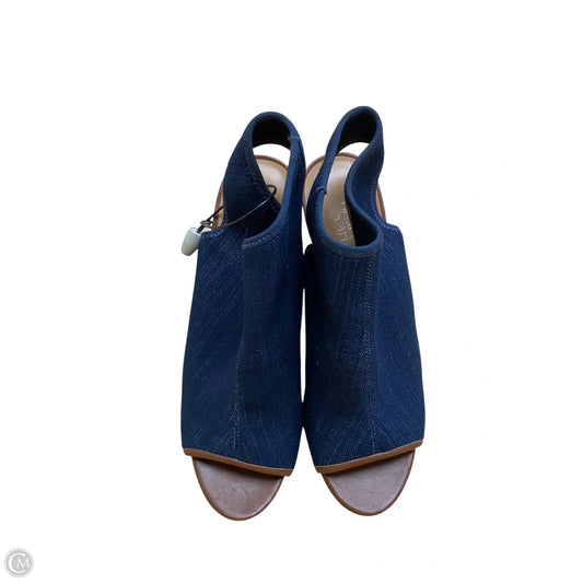 Shoes Heels Block By Franco Sarto In Navy, Size: 8.5