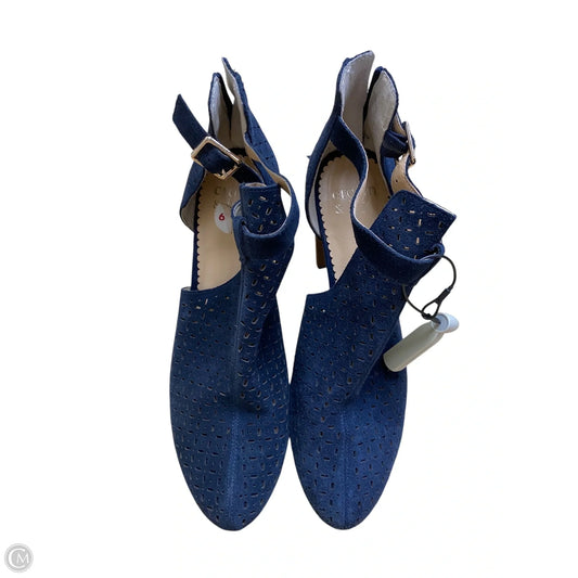 Shoes Heels Block By Crown And Ivy In Navy, Size: 8.5