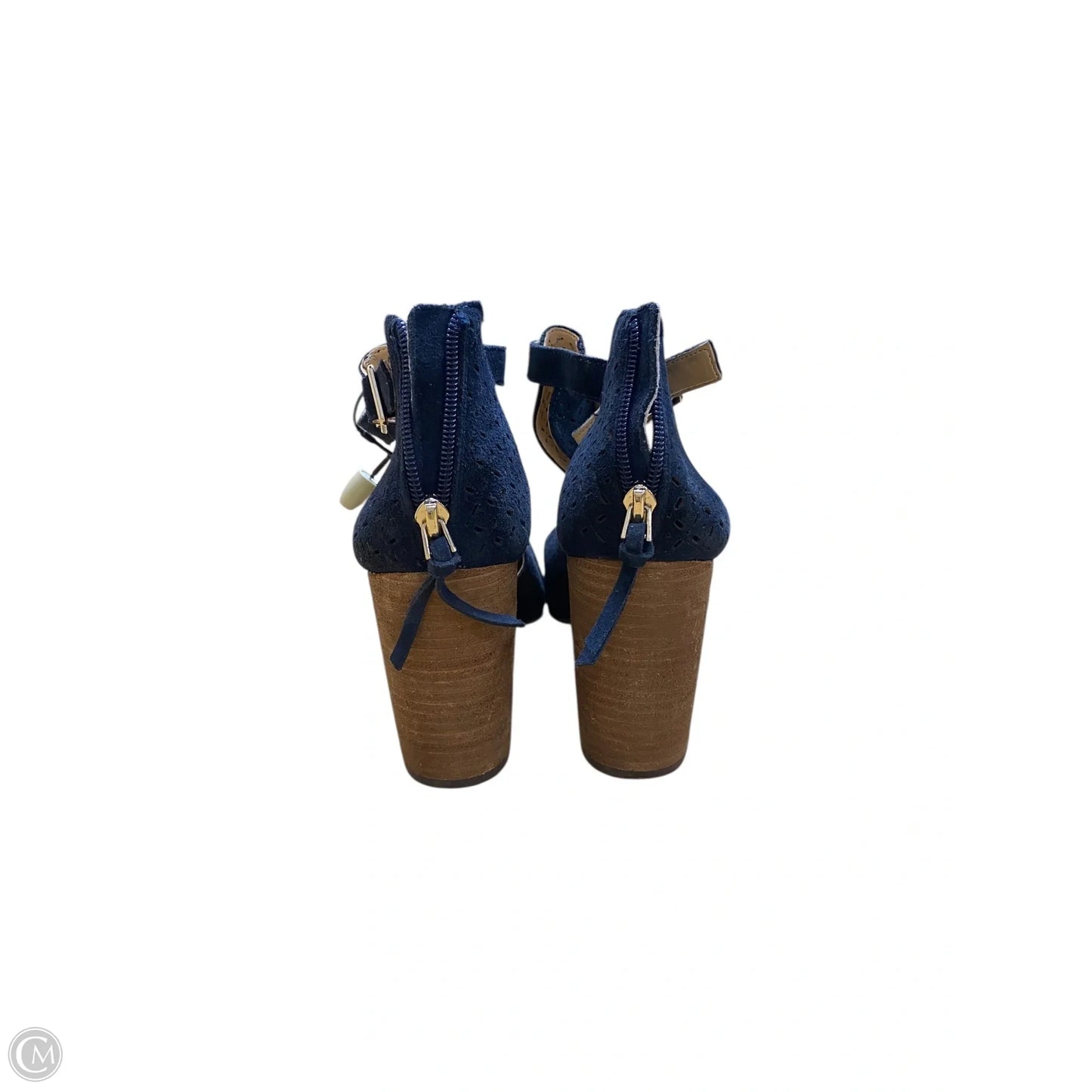 Shoes Heels Block By Crown And Ivy In Navy, Size: 8.5
