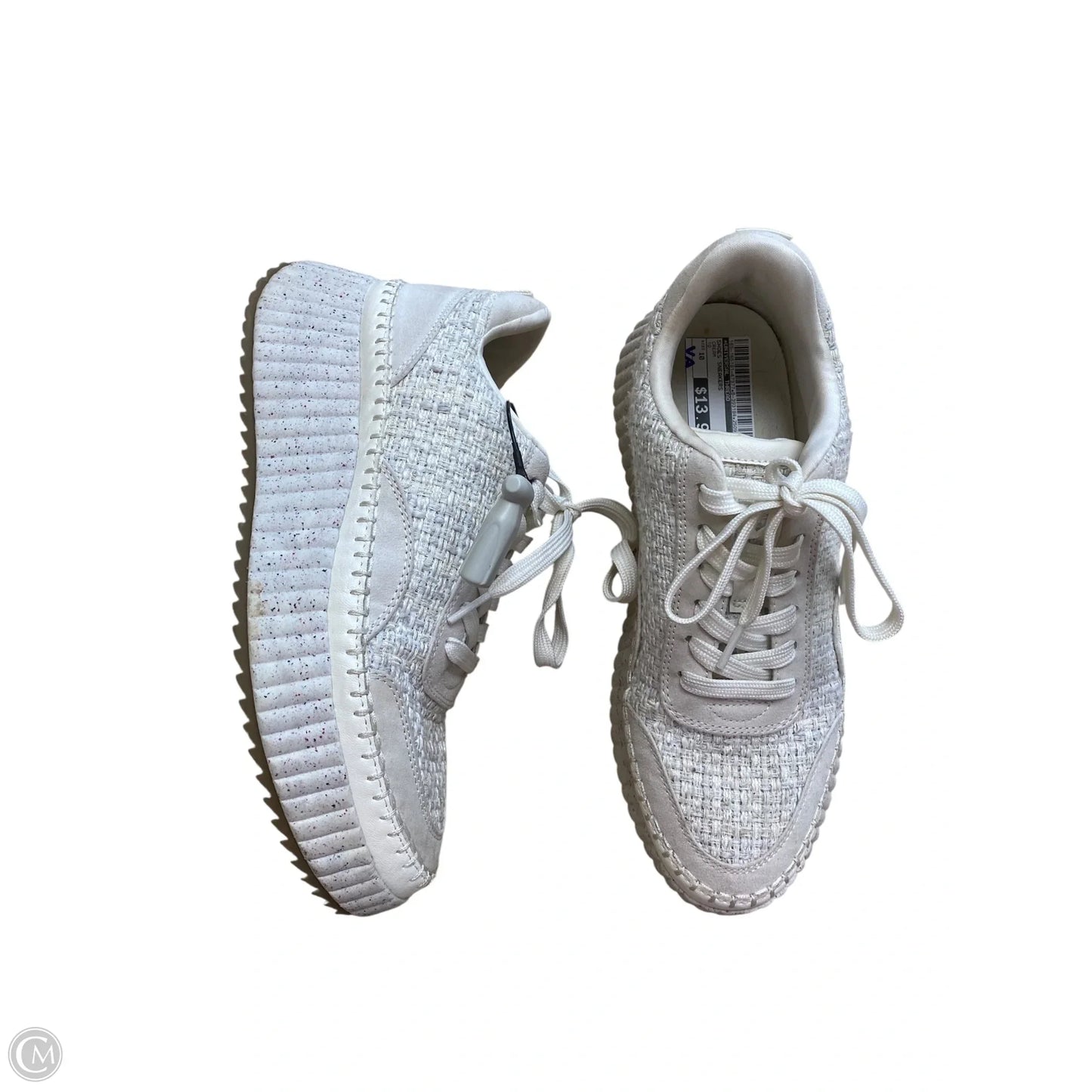 Shoes Sneakers By Universal Thread In Cream, Size: 10