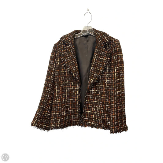 Blazer By Ellen Tracy In Brown, Size: 10