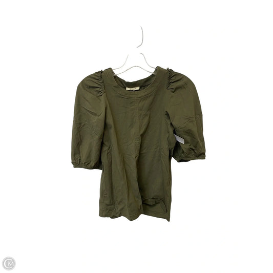 Top Short Sleeve By Madewell In Green, Size: S