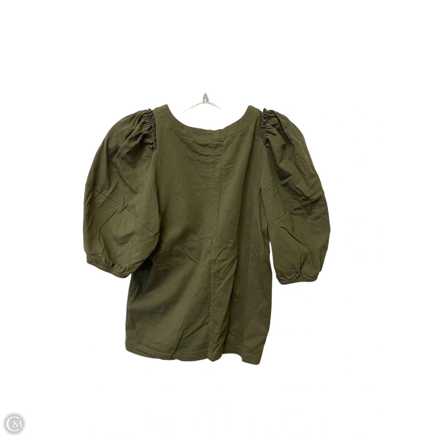 Top Short Sleeve By Madewell In Green, Size: S