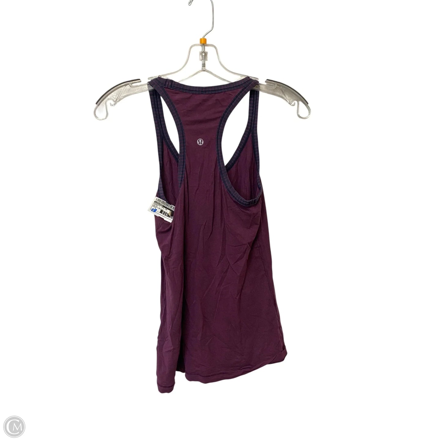 Athletic Tank Top By Lululemon In Purple, Size: 2