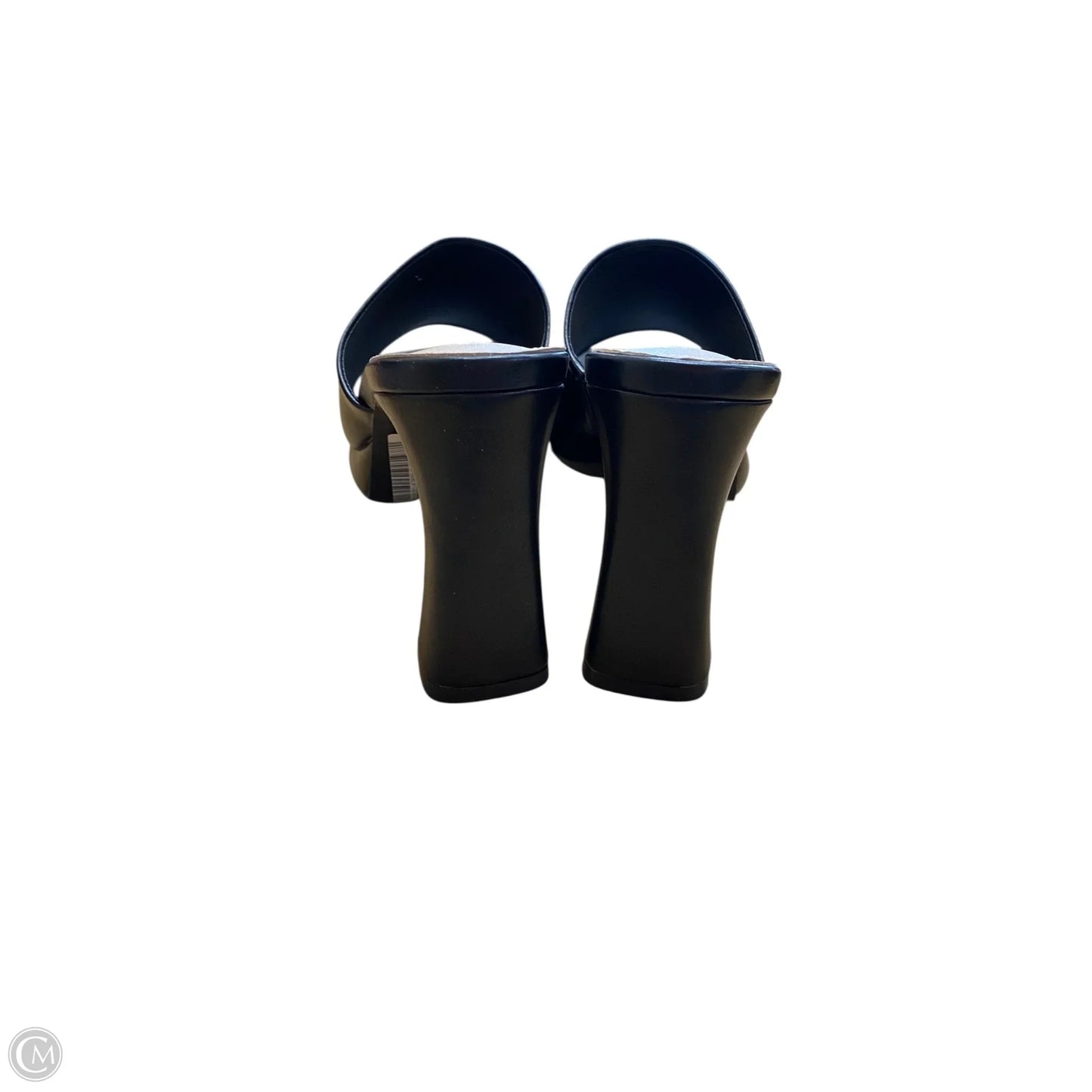 Sandals Heels Block By Cmf In Black, Size: 8