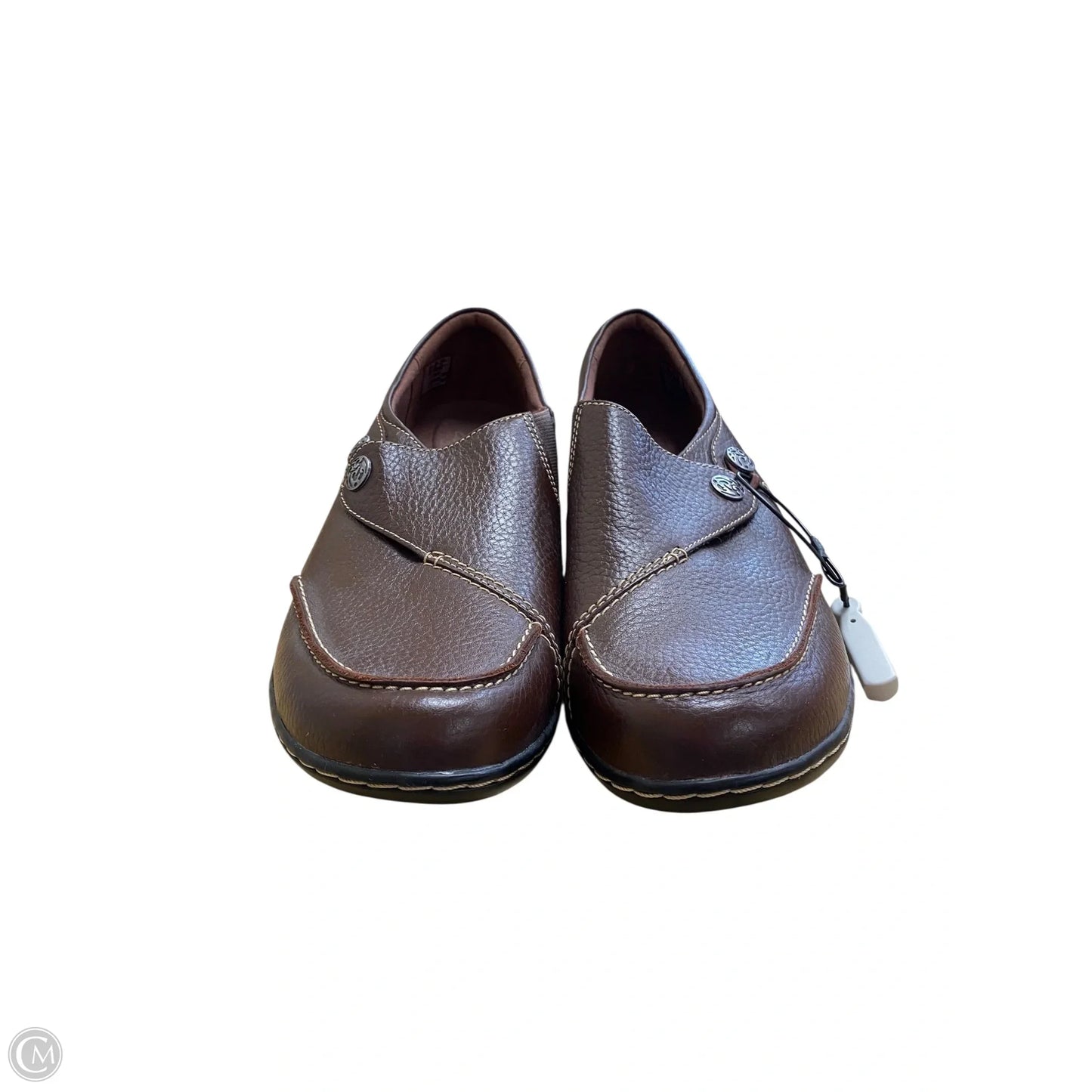 Shoes Flats By Clarks In Brown, Size: 11