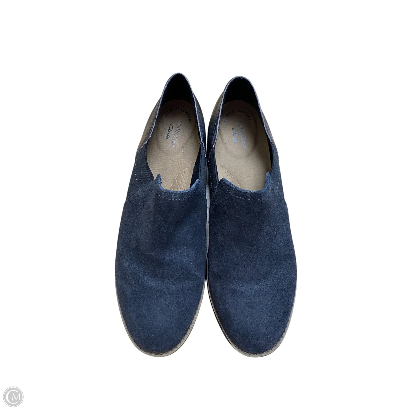Shoes Flats By Clarks In Black, Size: 11