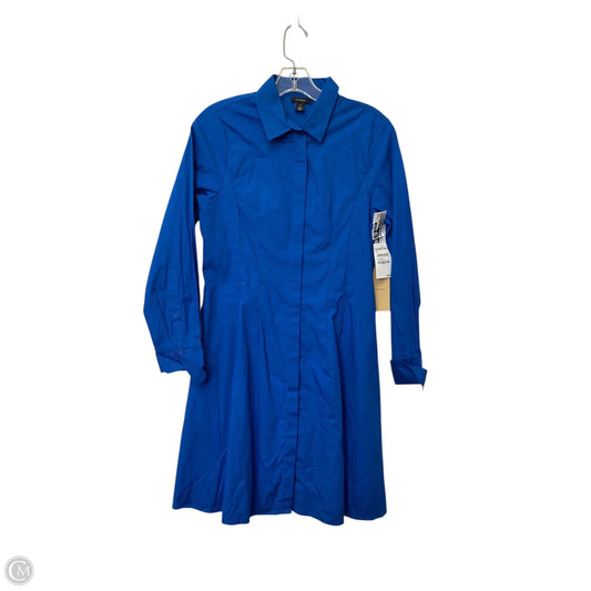 Dress Casual Midi By Halogen In Blue, Size: Xs