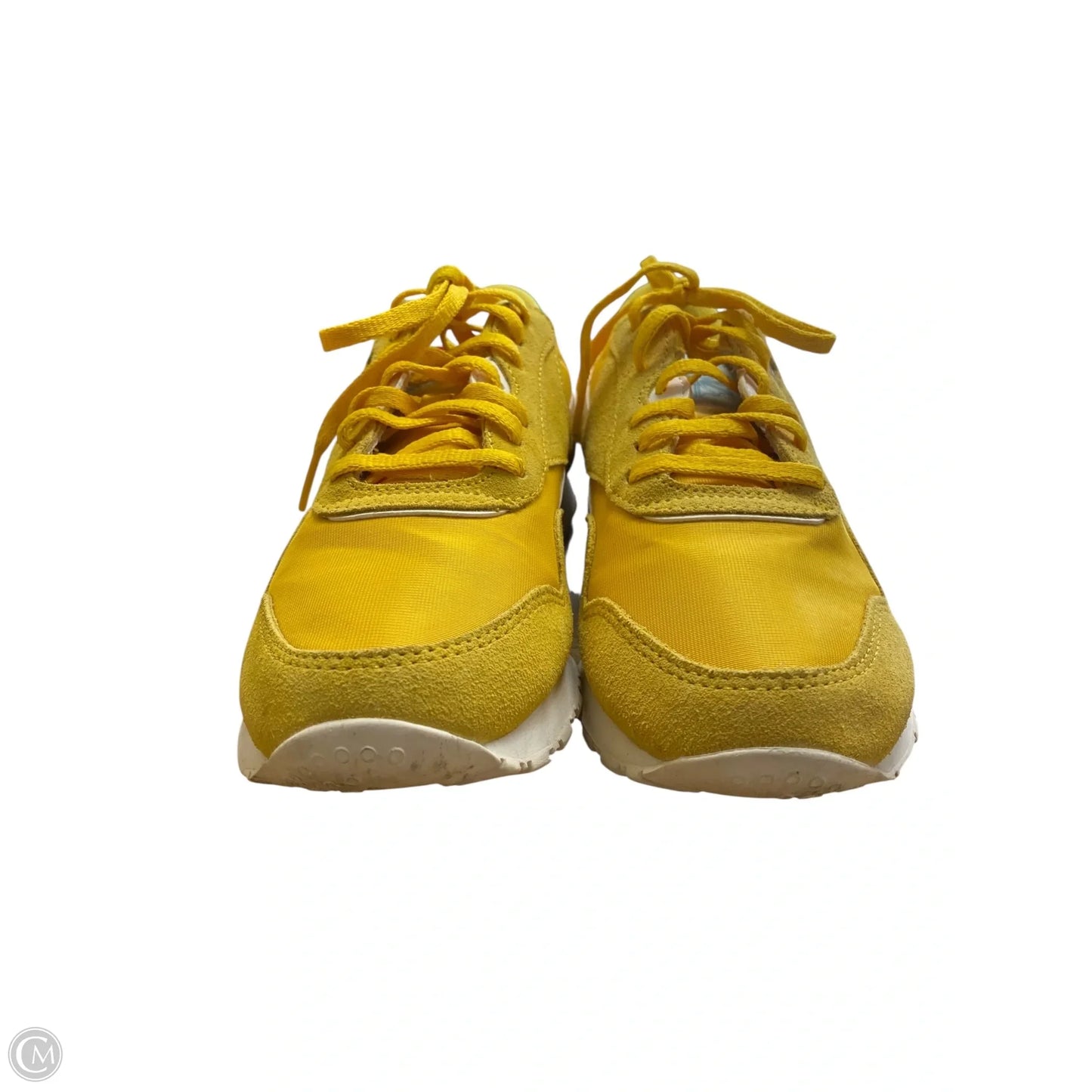 Shoes Sneakers By Reebok In Yellow, Size: 8.5