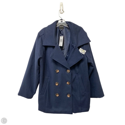 Coat Peacoat By Me Jane In Blue, Size: 3x